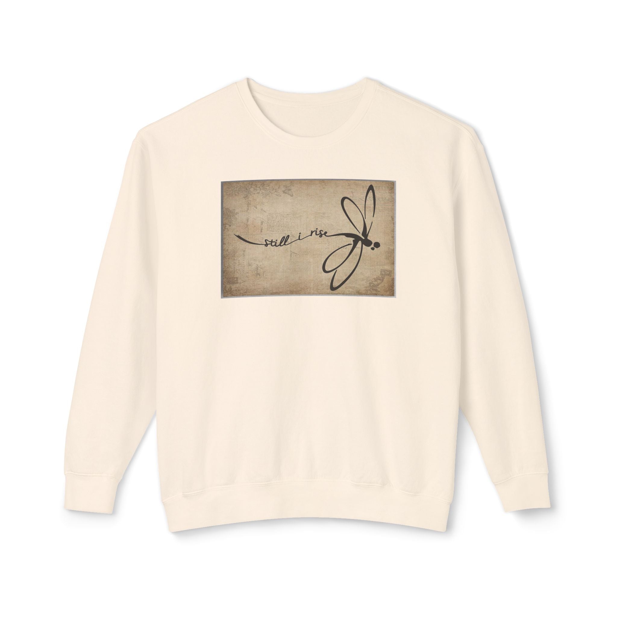 Dragonfly Crewneck Sweatshirt - Still I Rise Graphic