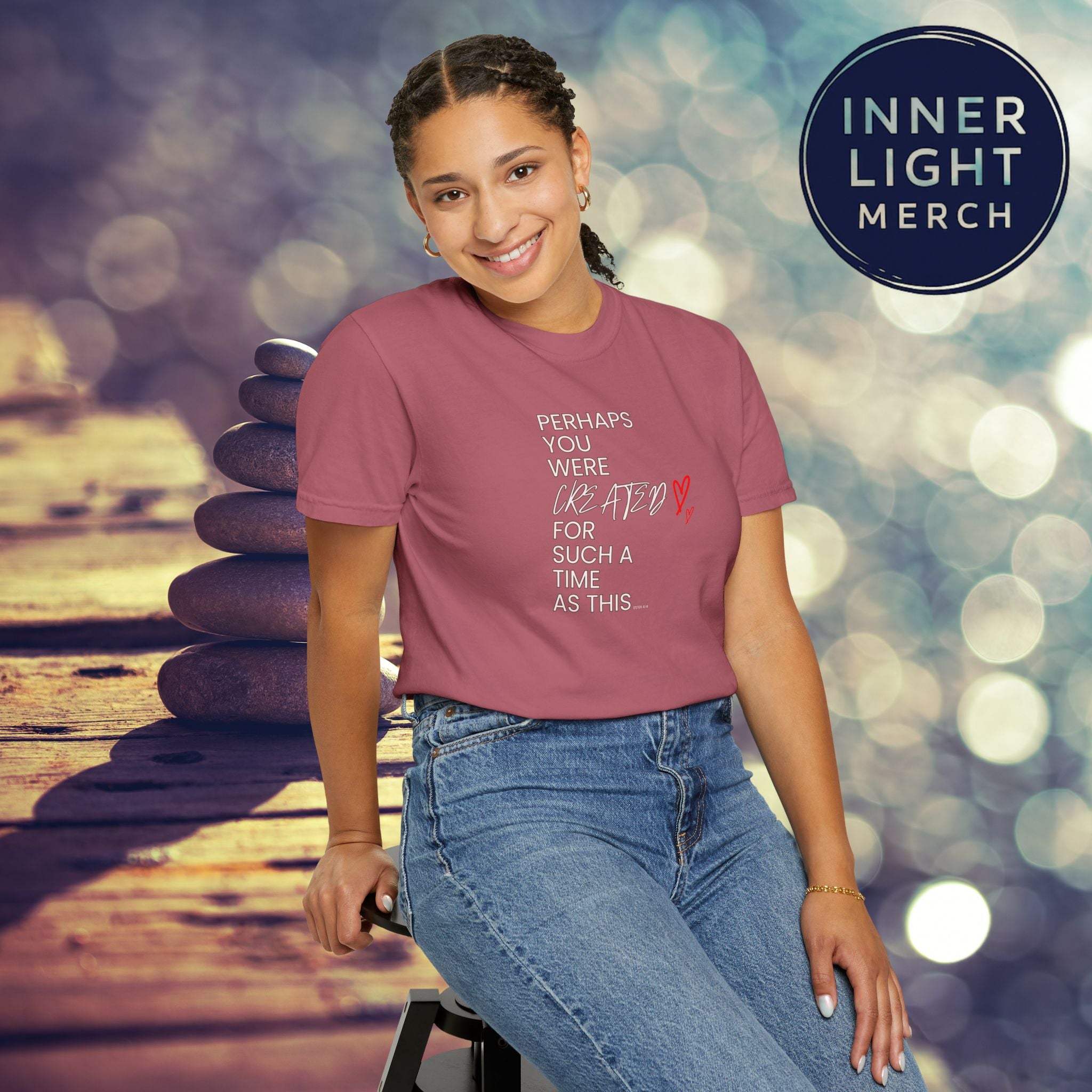 Inspiration T-shirt - Perhaps You Were Created for Such a Time as This