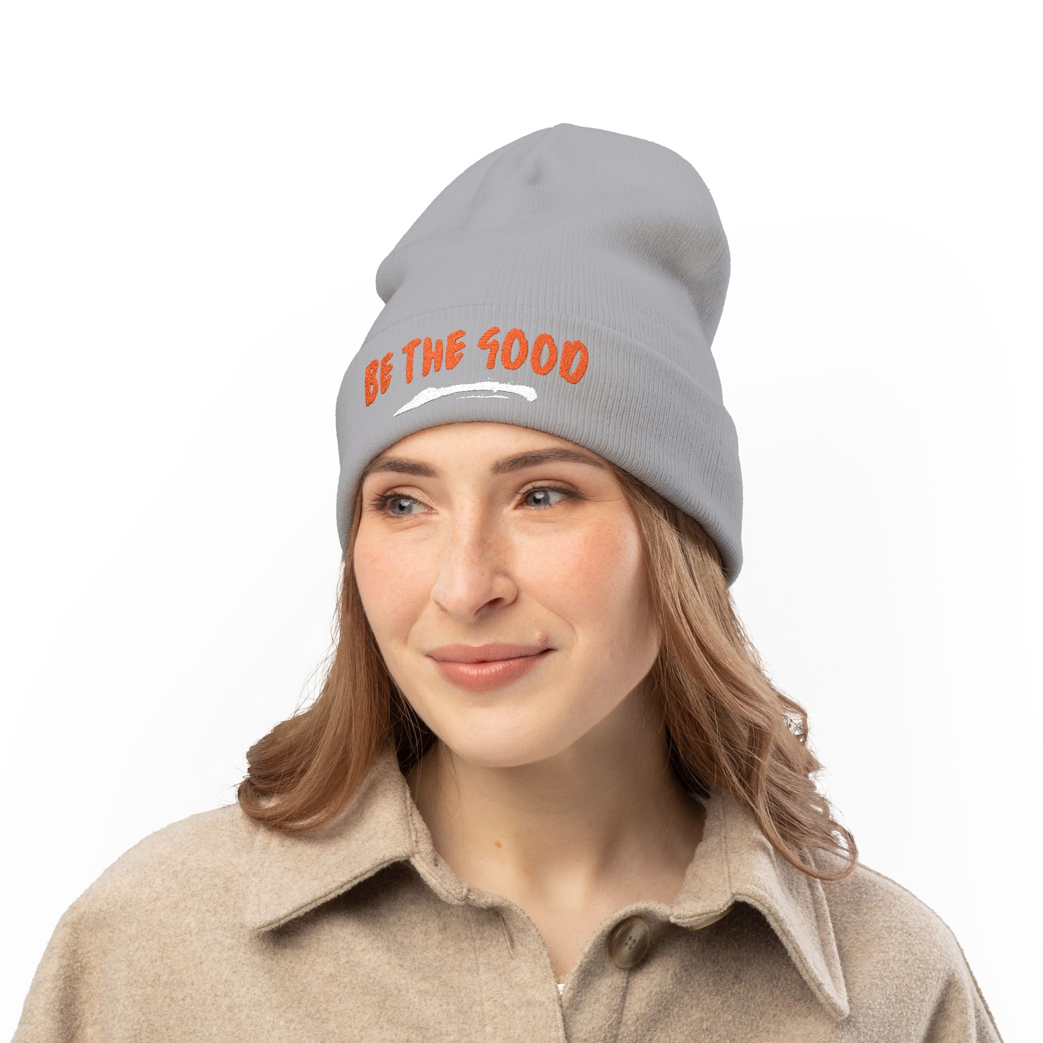Beanie Hat - Be The Good Embroidered Knit Beanie