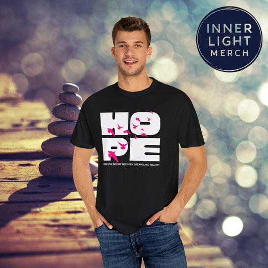 Hope Bridge Unisex T-shirt - Inspirational Quote Tee