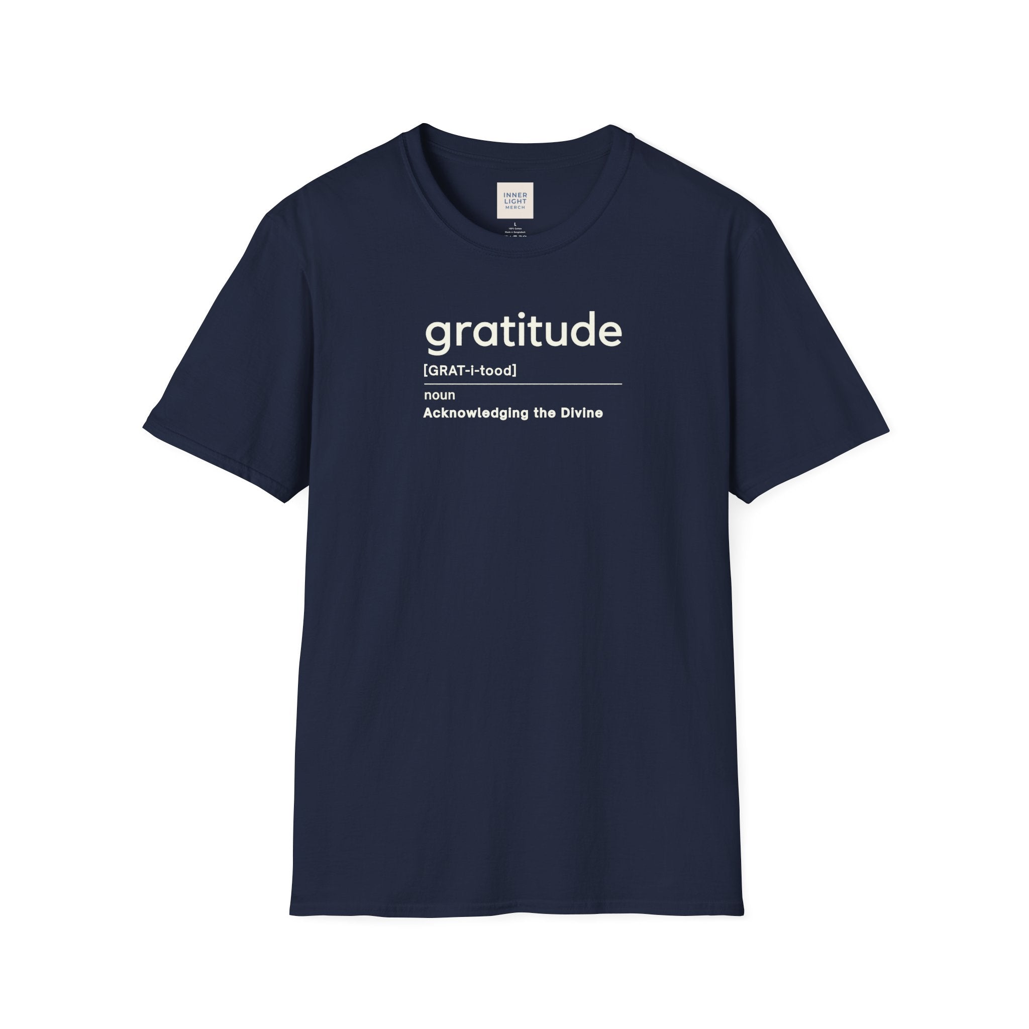 Gratitude Tee — Spiritual Definition Minimalist T-Shirt