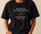 Rooted in Simplicity Growing in Joy Comfort Colors T-Shirt, Mindful Living Inspirational Tee