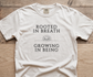 Rooted in Breath Growing in Being Comfort Colors T-Shirt, Mindfulness and Spiritual Growth Tee