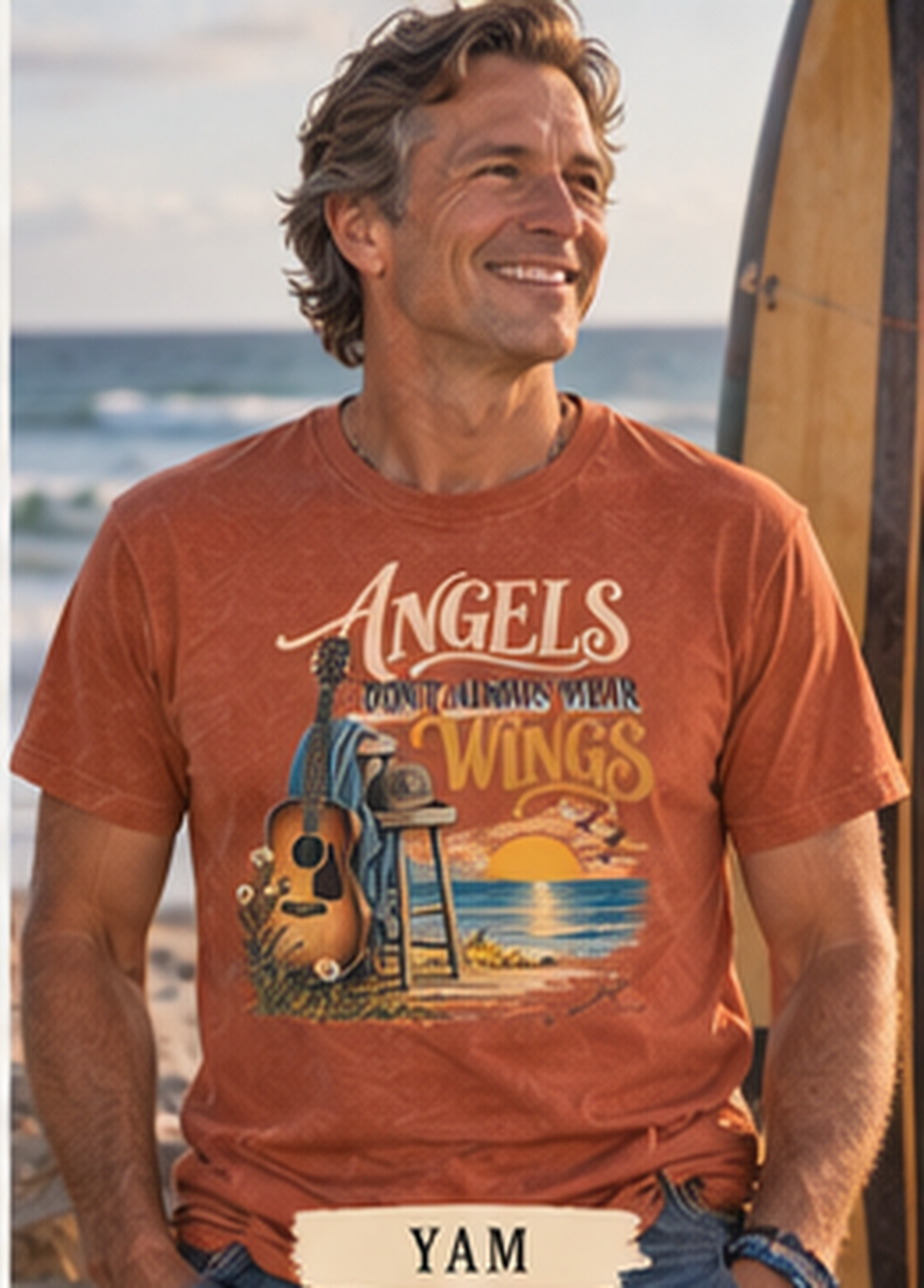 Angels Don’t Always Wear Wings T-Shirt | Harold Payne Collection | Comfort Colors® Tee