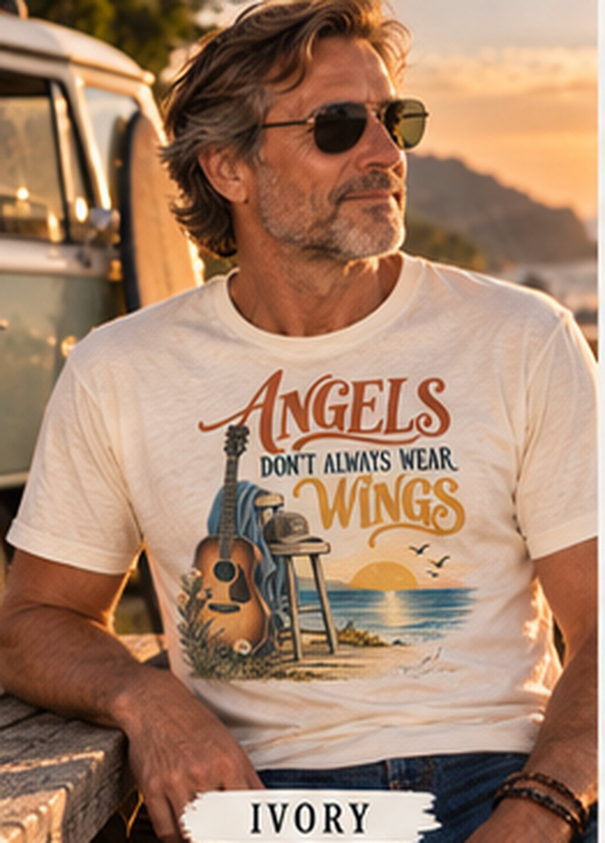 Angels Don’t Always Wear Wings T-Shirt | Harold Payne Collection | Comfort Colors® Tee