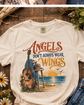 Angels Don’t Always Wear Wings T-Shirt | Harold Payne Collection | Comfort Colors® Tee