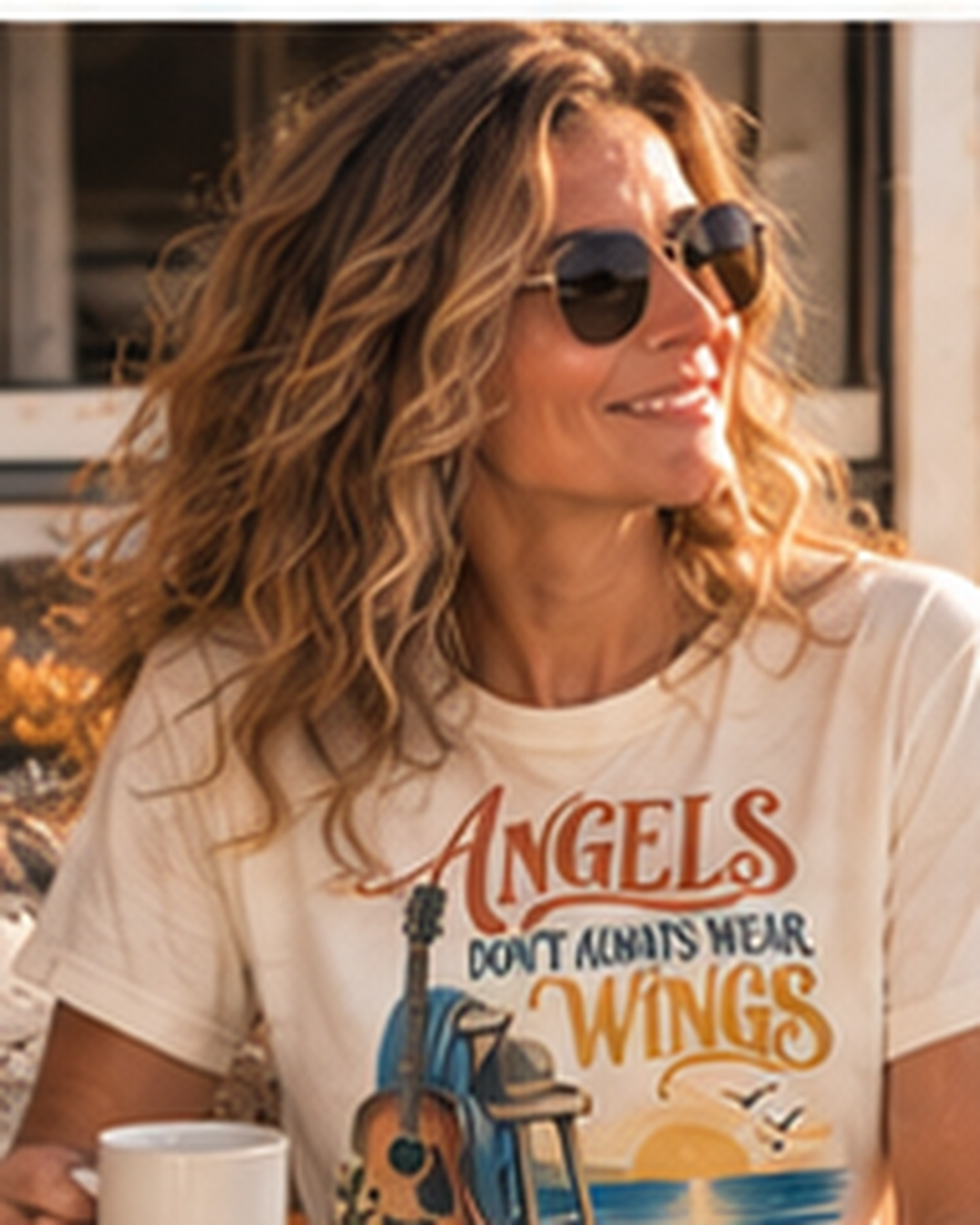 Angels Don’t Always Wear Wings T-Shirt | Harold Payne Collection | Comfort Colors® Tee