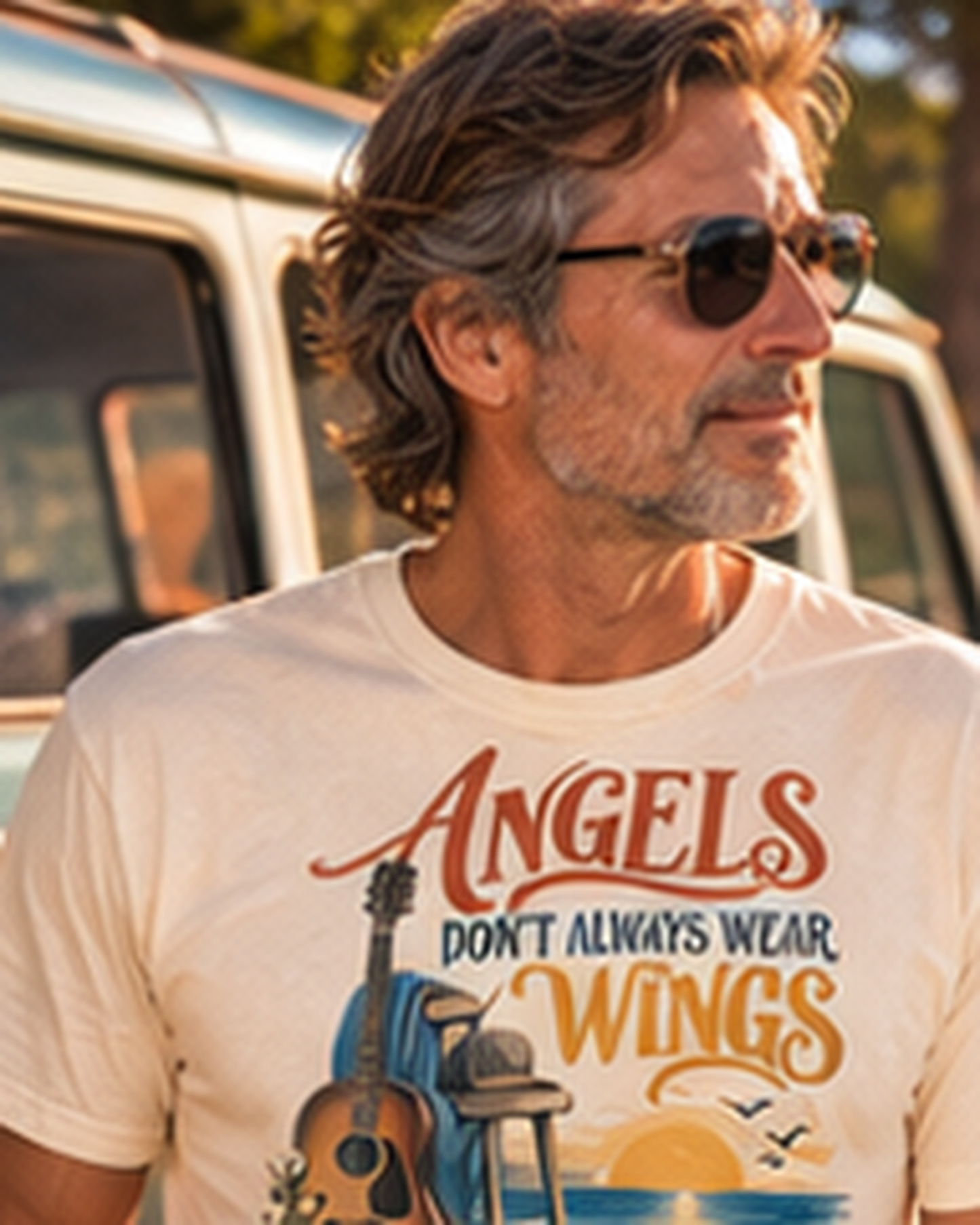 Angels Don’t Always Wear Wings T-Shirt | Harold Payne Collection | Comfort Colors® Tee
