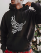 Dove of Words Hoodie — Inspirational Dove Typography Pullover