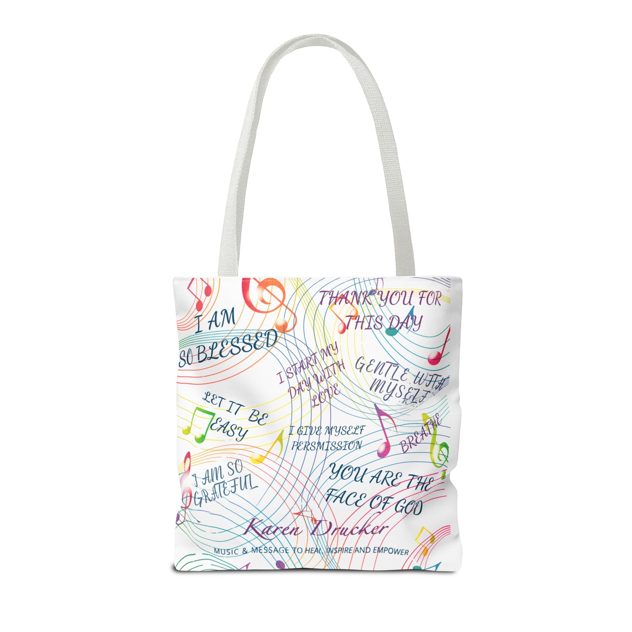 Karen Drucker Song Collection Tote Bag