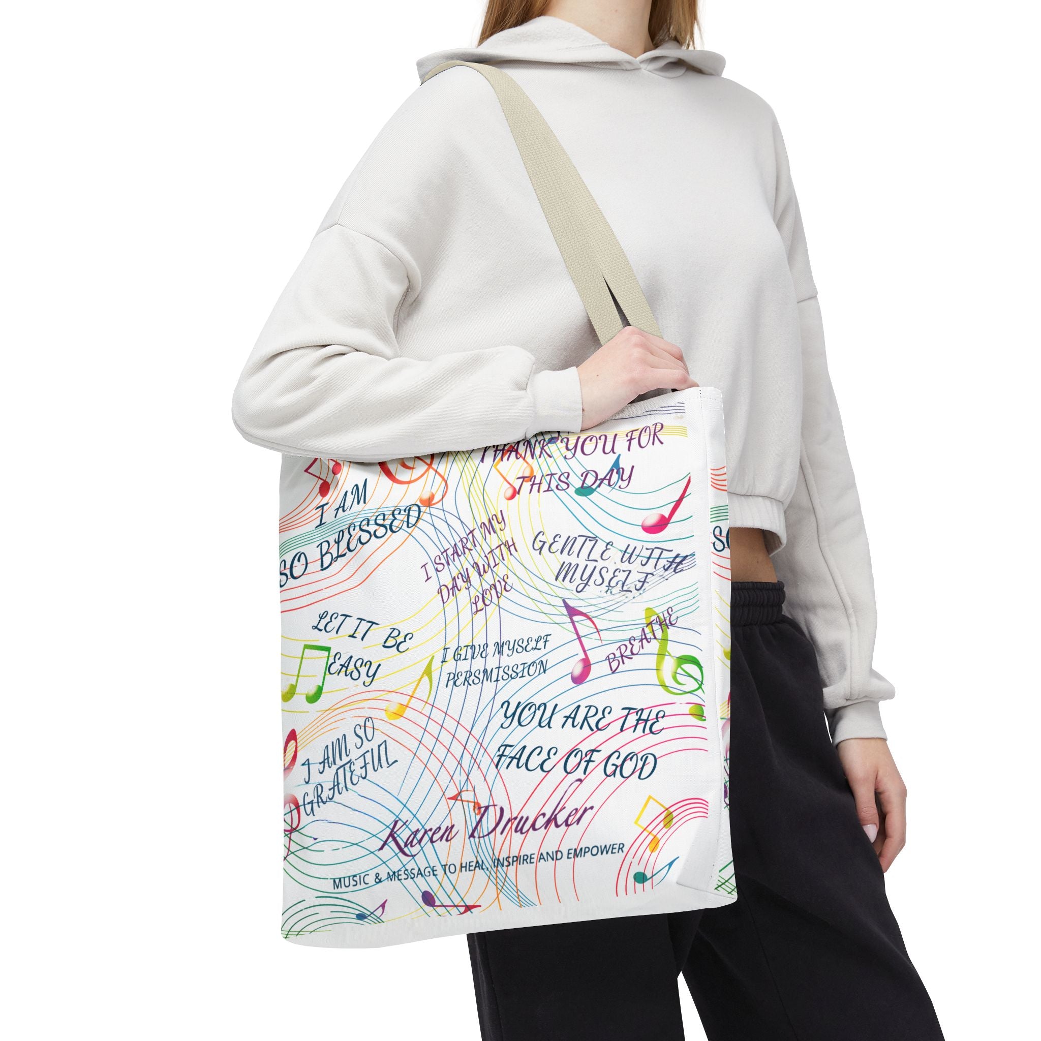 Karen Drucker Song Collection Tote Bag