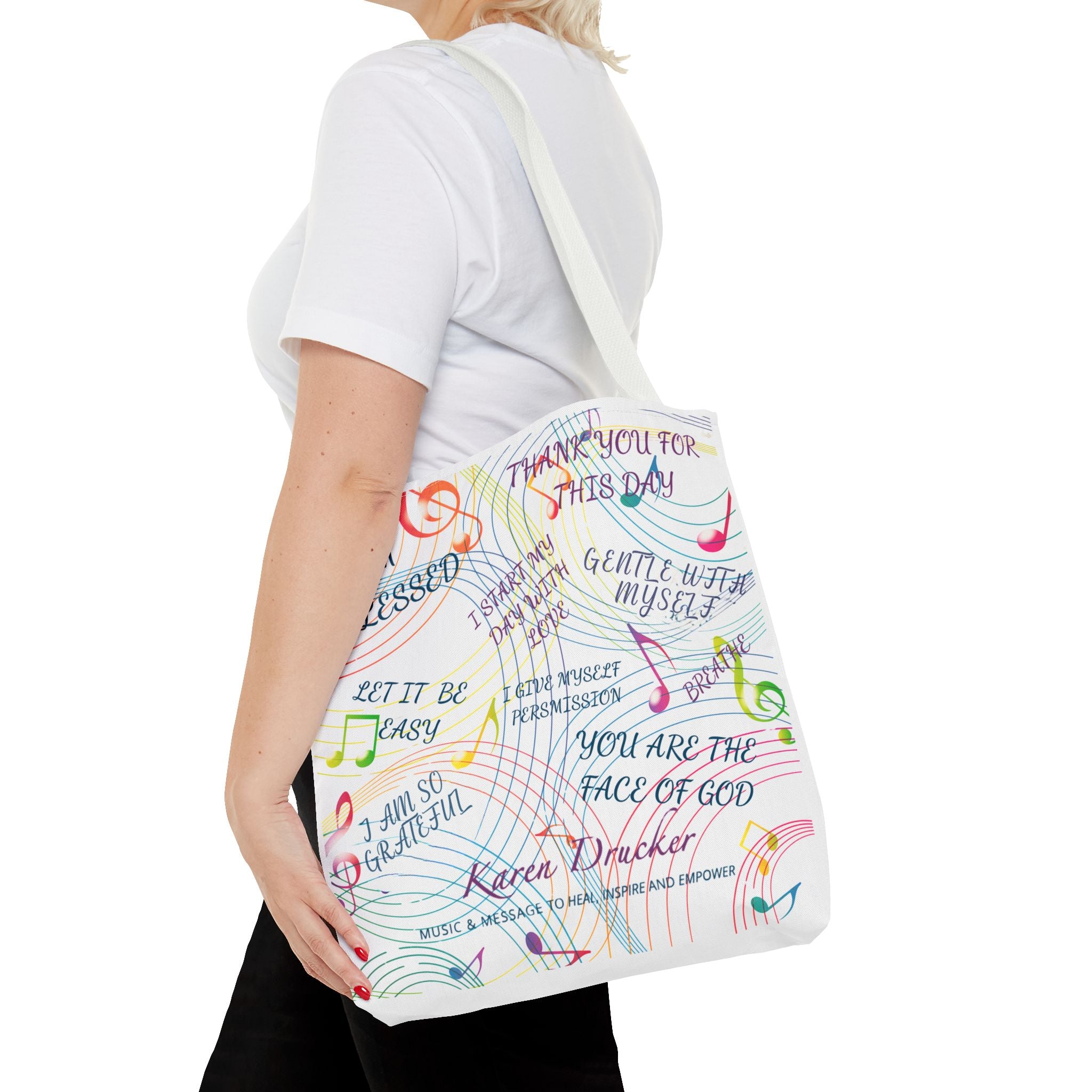 Karen Drucker Song Collection Tote Bag