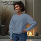 Vintage Comfort Crewneck Sweatshirt Love Cover Me Design