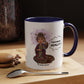Auntie Aura Galaxy Mug — “Universe REALLY?!” Accent Ceramic Coffee Mug