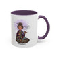 Auntie Aura Coffee Mug — “Coffee First, Manifest Second” Boho Spiritual Gift