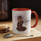 Auntie Aura Galaxy Mug — “Universe REALLY?!” Accent Ceramic Coffee Mug