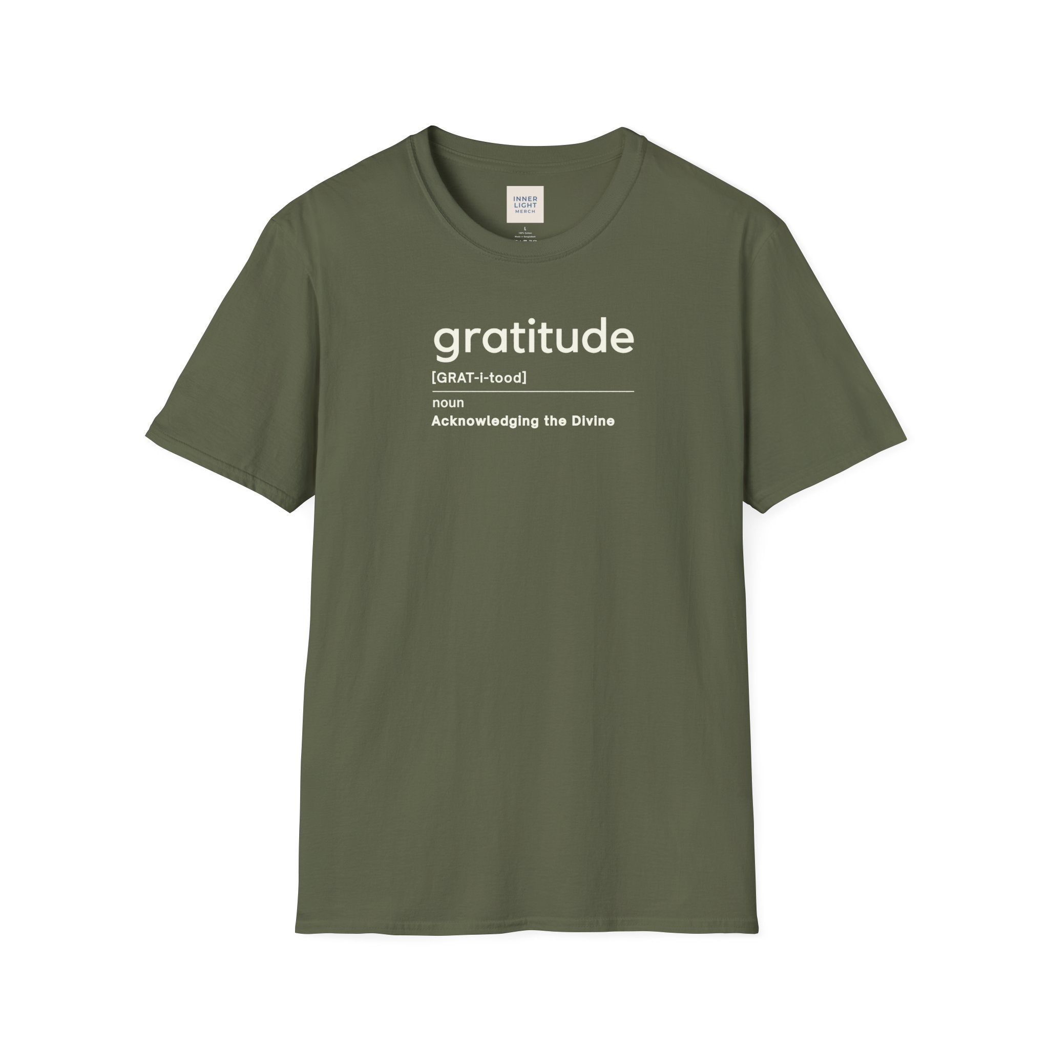 Gratitude Tee — Spiritual Definition Minimalist T-Shirt