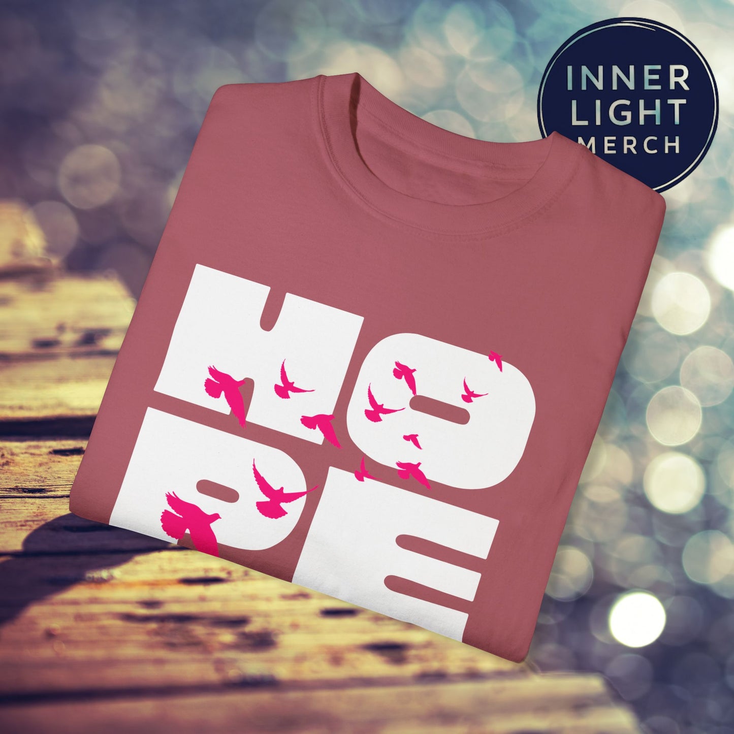 Hope Bridge Unisex T-shirt - Inspirational Quote Tee