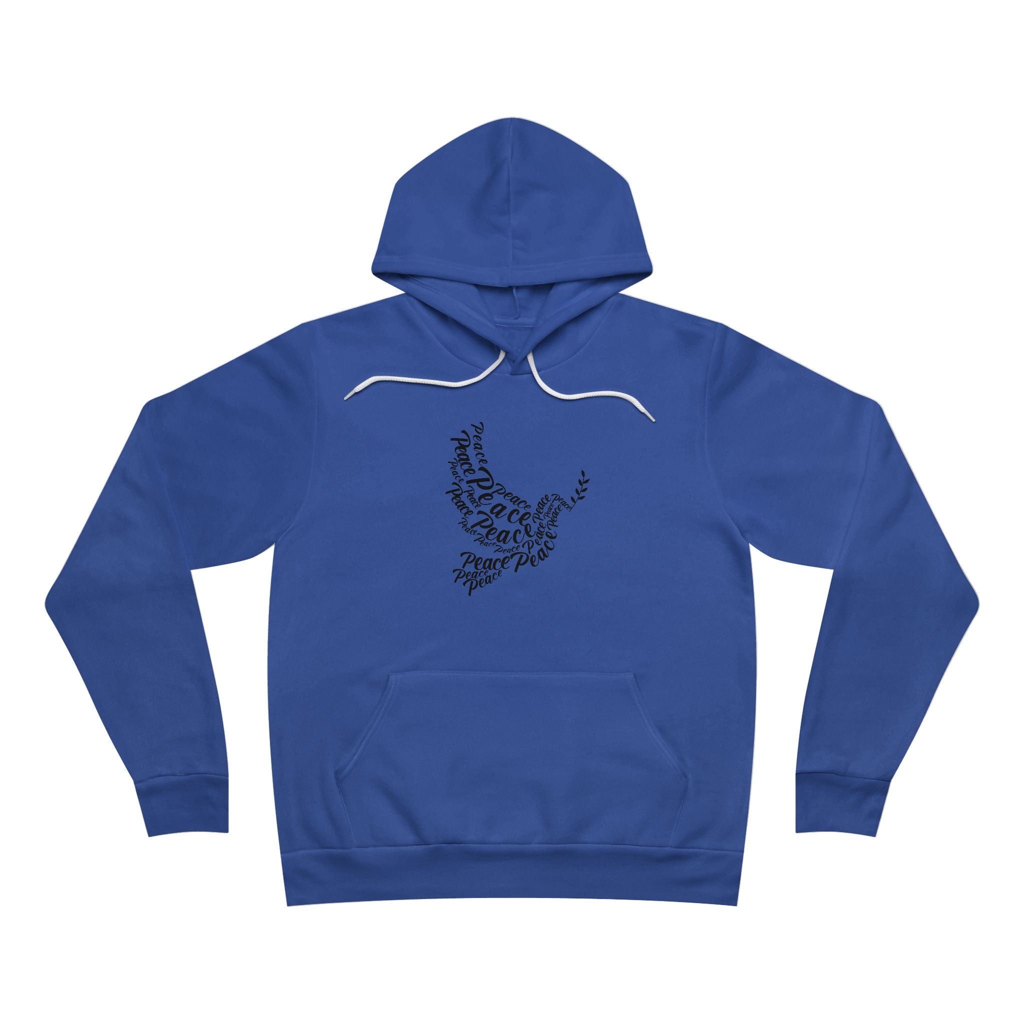 Unisex Peace Dove Hoodie - Cozy Fleece Pullover for Mindfulness, Stress Relief, Gift for Friends, Meditation, Spiritual Wear