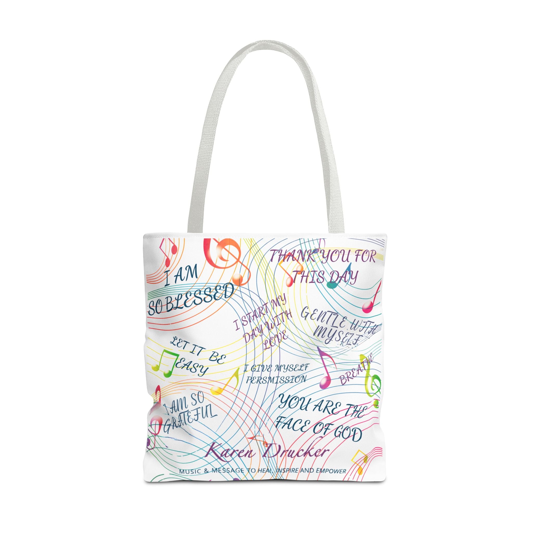 Karen Drucker Song Collection Tote Bag