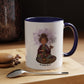 Auntie Aura Coffee Mug — “Coffee First, Manifest Second” Boho Spiritual Gift