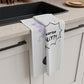 "Universe, REALLY?!" - Auntie Aure Tea Towel