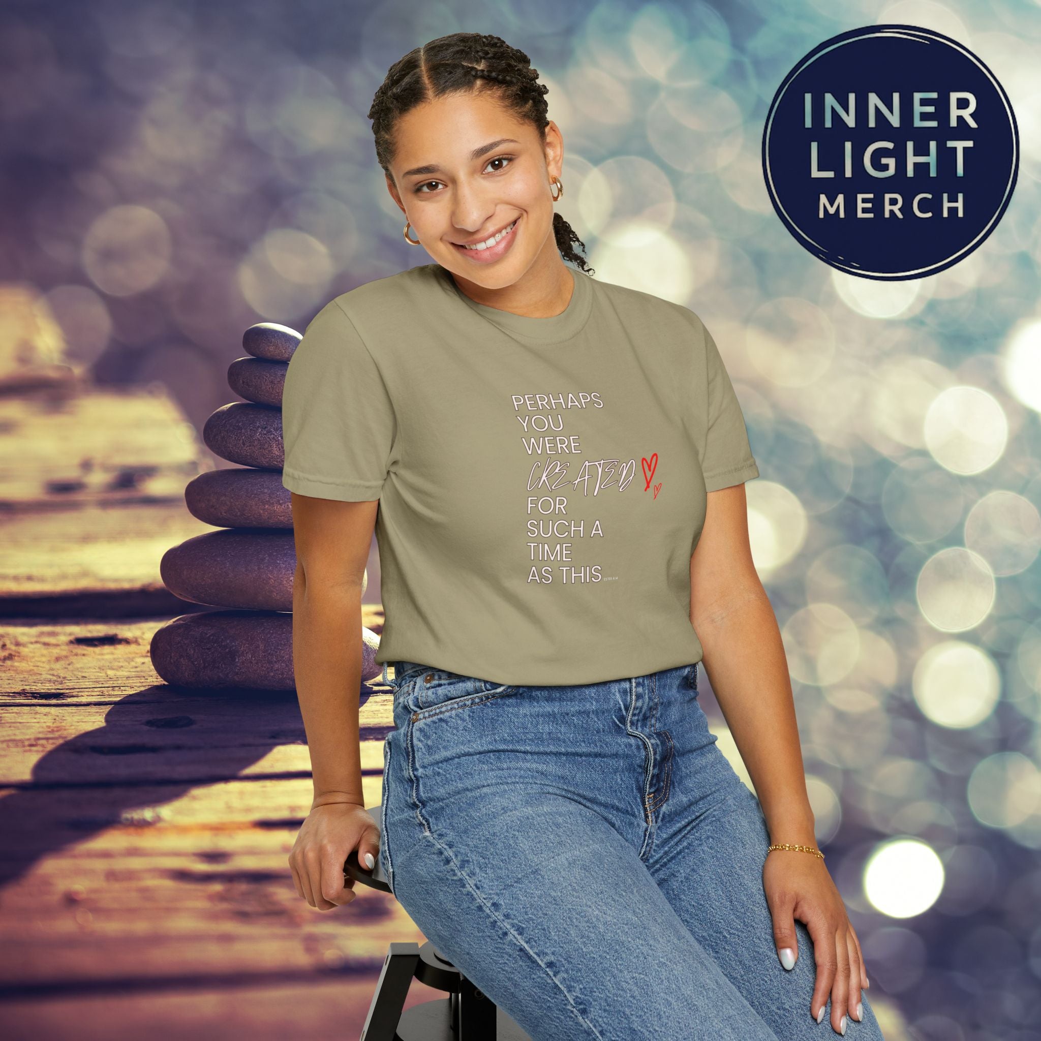 Inspiration T-shirt - Perhaps You Were Created for Such a Time as This