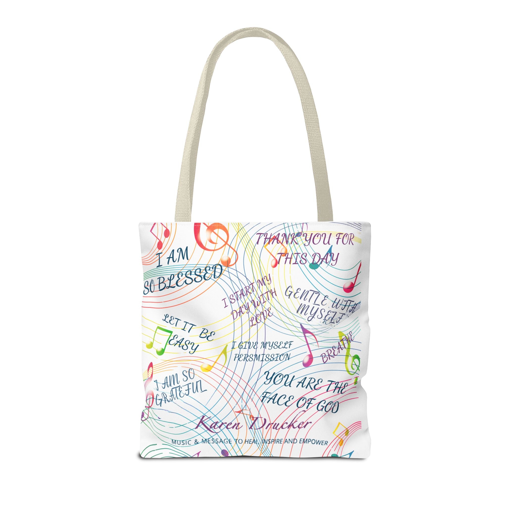 Karen Drucker Song Collection Tote Bag