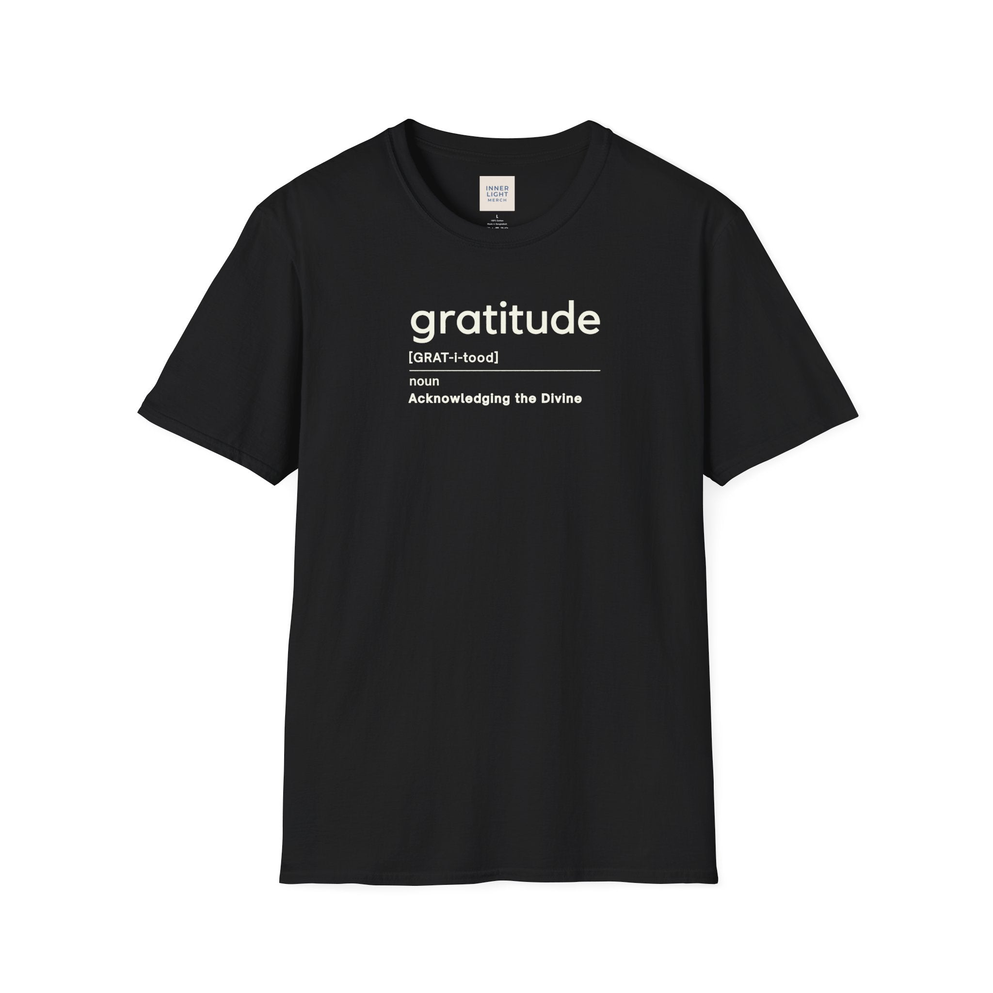 Gratitude Tee — Spiritual Definition Minimalist T-Shirt