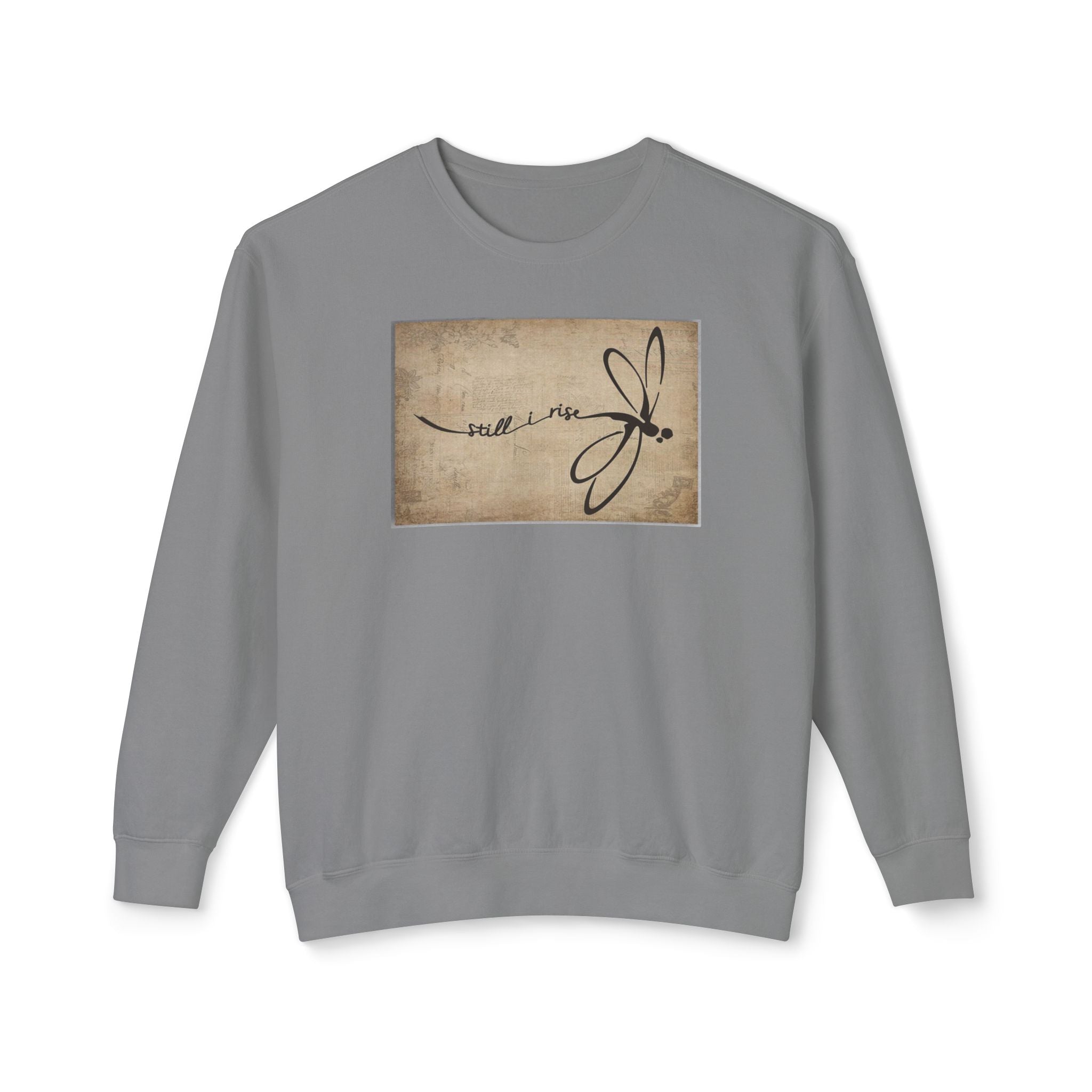 Dragonfly Crewneck Sweatshirt - Still I Rise Graphic