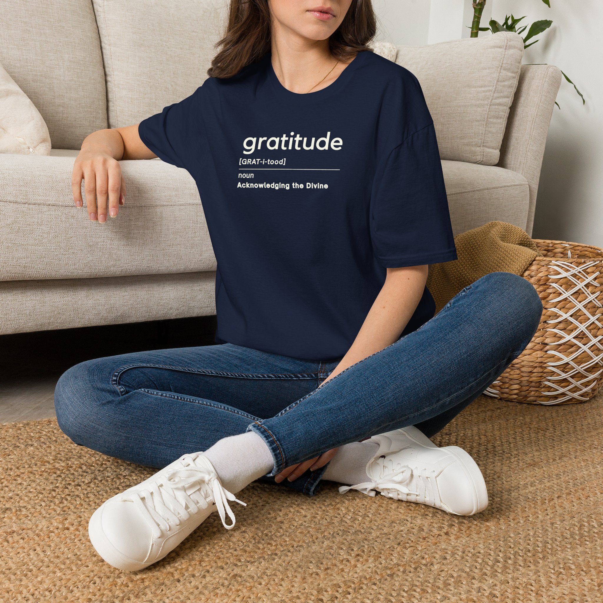 Gratitude Tee — Spiritual Definition Minimalist T-Shirt