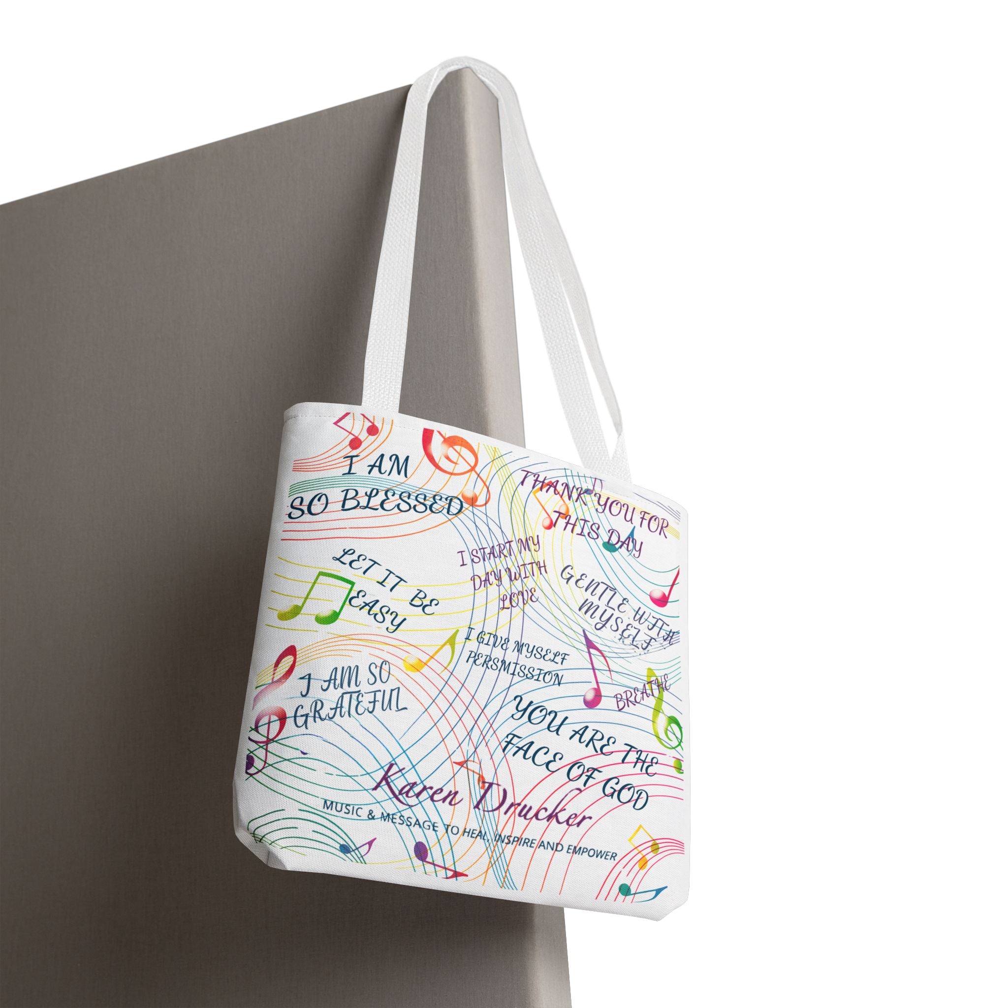 Karen Drucker Song Collection Tote Bag