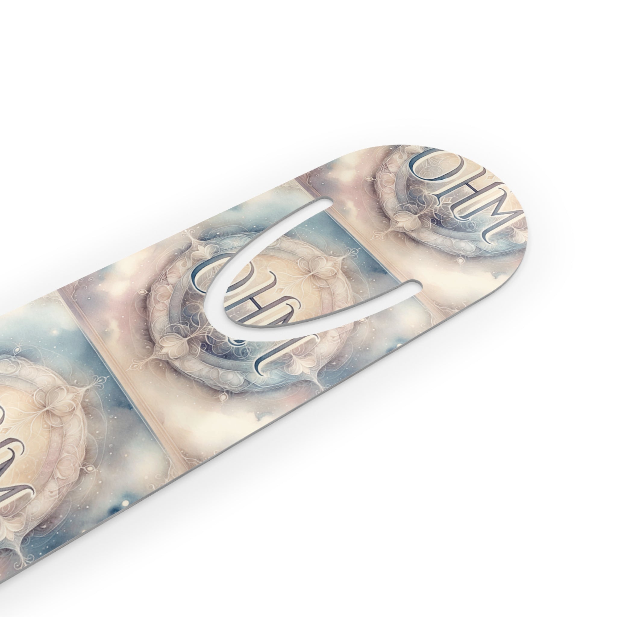 Metallic OHM Bookmark | Spiritual Reading Accessory | Meditation Gift | Eco-Friendly Page Holder | Zen Literature Decor