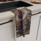 Auntie Aura Kitchen Tea Towel — "I Saged the Kitchen, But the Dishes Were Immune"