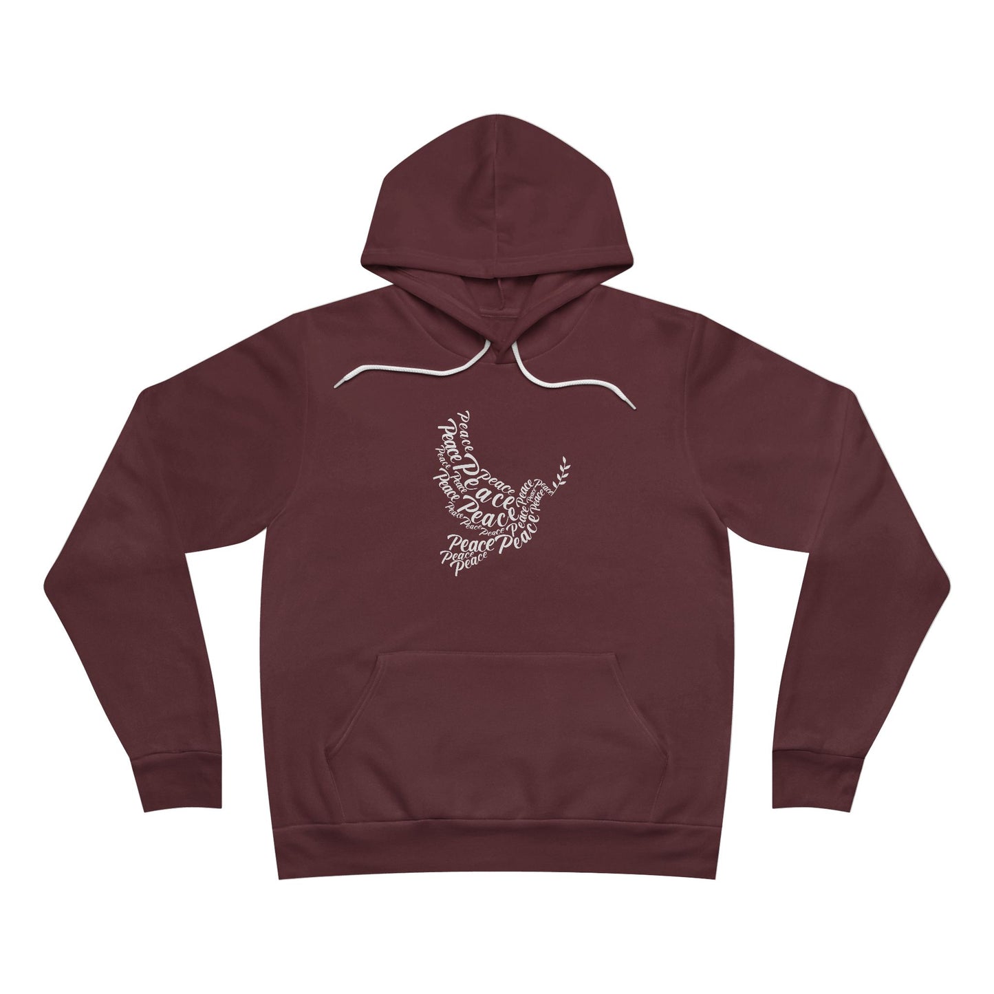 Dove of Words Hoodie — Inspirational Dove Typography Pullover