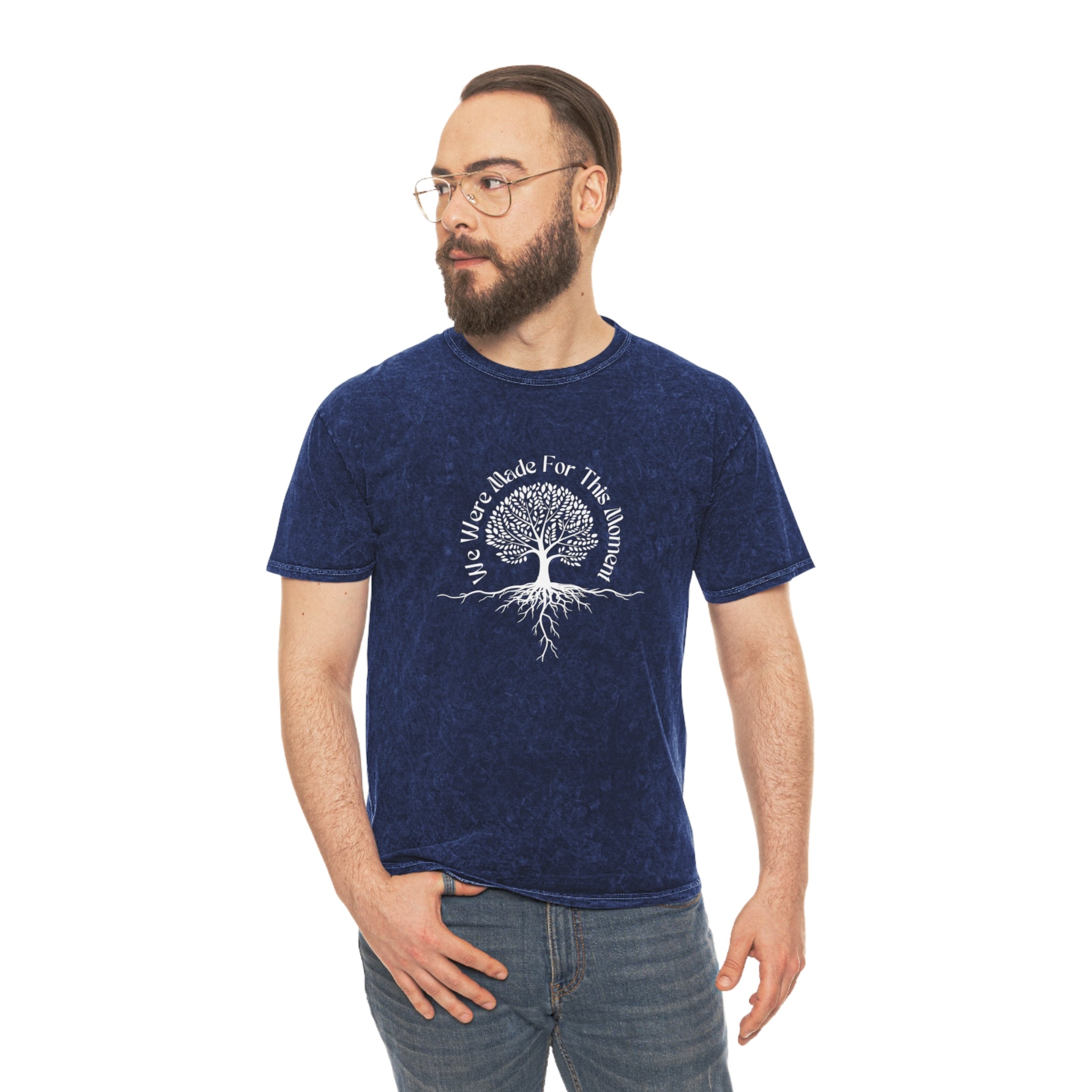 Tree of Life Mineral Wash T-Shirt - We Were Made for This Moment Design