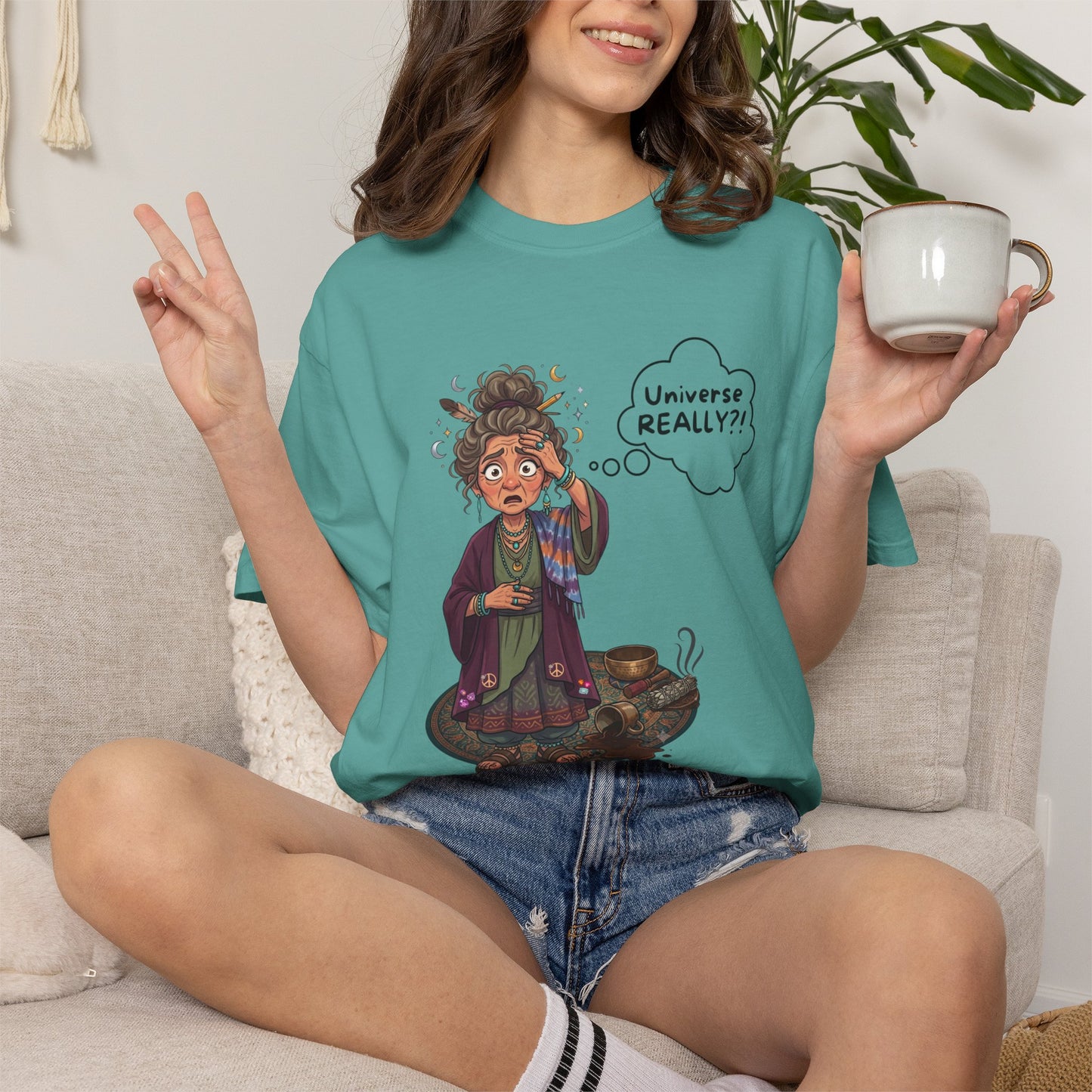 Auntie Aura "Universe REALLY?" T-Shirt