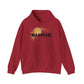 Hoodie — 'SHINE' Gold Glitter Brushstroke Graphic Hoodie