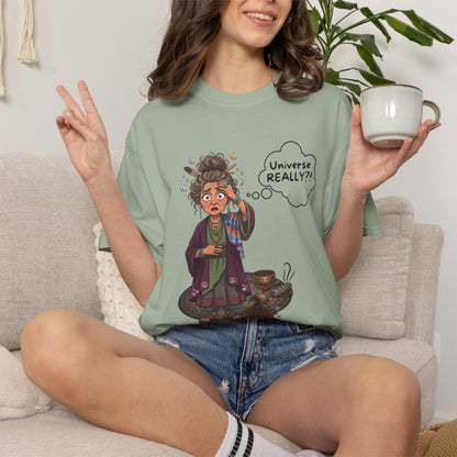 Auntie Aura "Universe REALLY?" T-Shirt