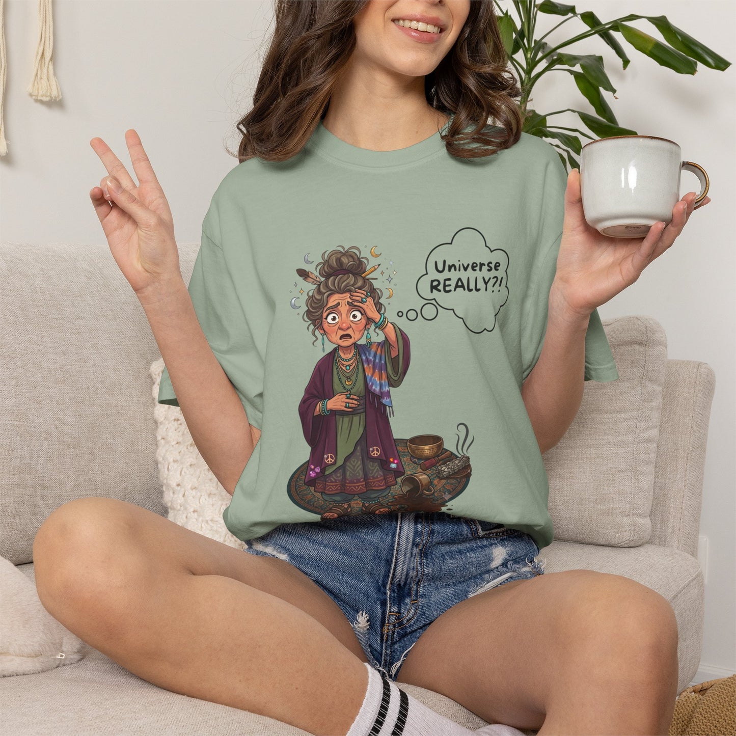 Auntie Aura "Universe REALLY?" T-Shirt