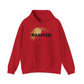 Hoodie — 'SHINE' Gold Glitter Brushstroke Graphic Hoodie