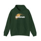 Hoodie — 'SHINE' Gold Glitter Brushstroke Graphic Hoodie