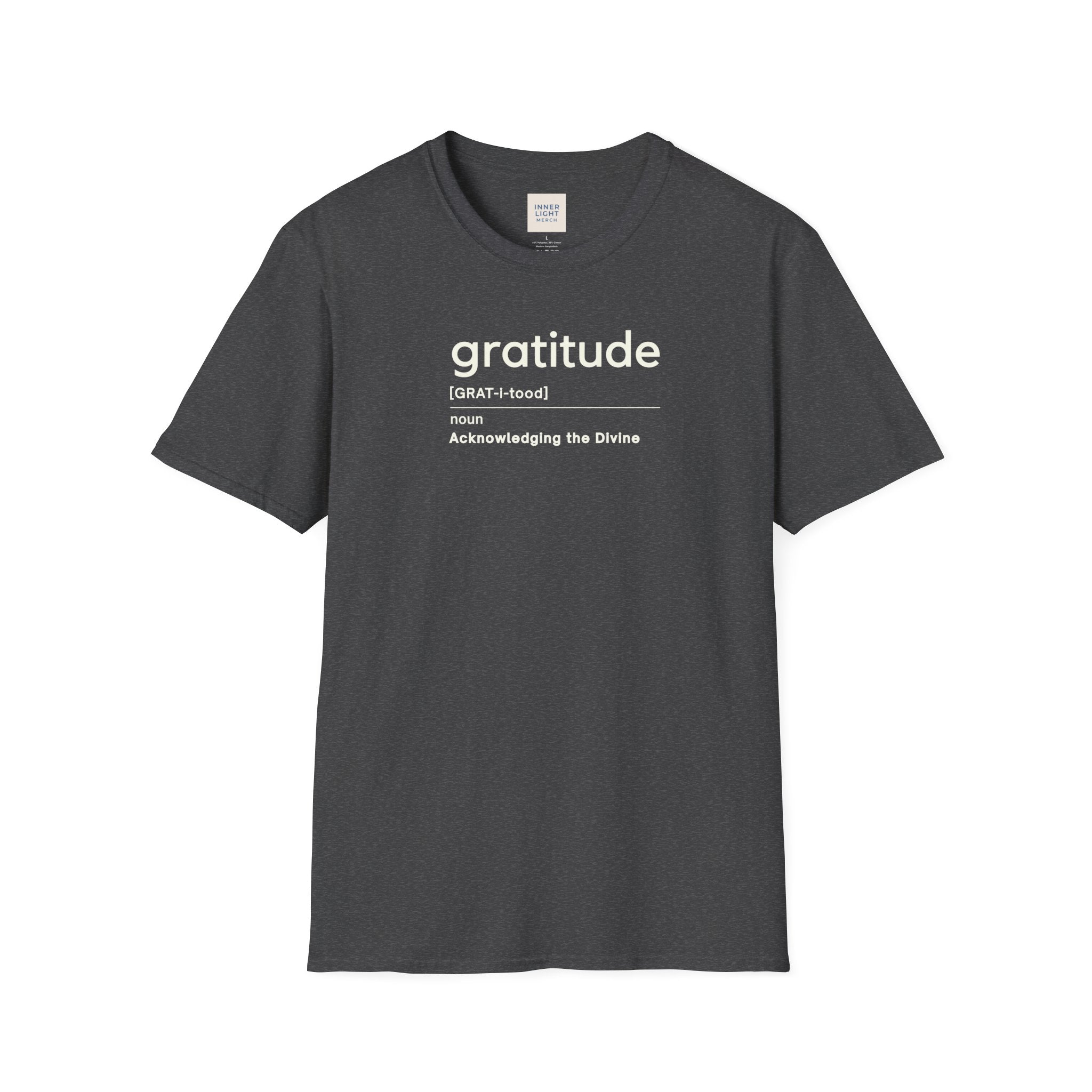 Gratitude Tee — Spiritual Definition Minimalist T-Shirt