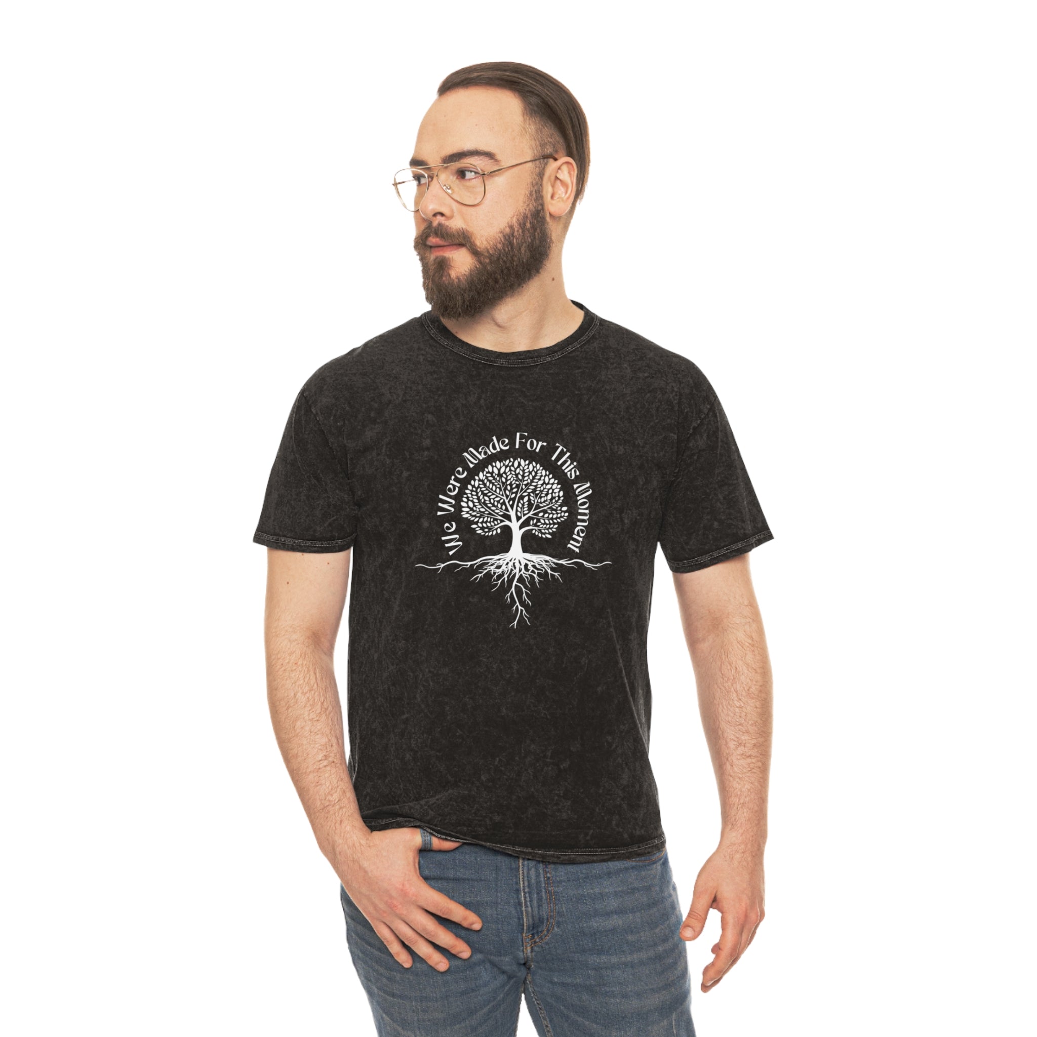 Tree of Life Mineral Wash T-Shirt - We Were Made for This Moment Design