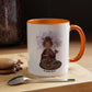 Auntie Aura Coffee Mug — “Coffee First, Manifest Second” Boho Spiritual Gift