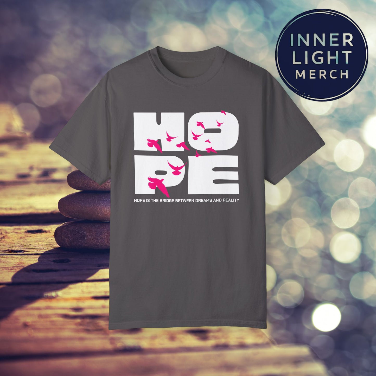 Hope Bridge Unisex T-shirt - Inspirational Quote Tee
