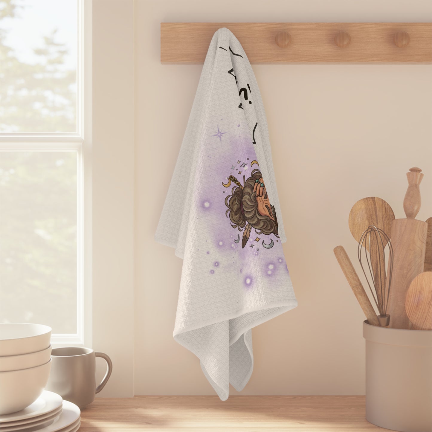 "Universe, REALLY?!" - Auntie Aure Tea Towel