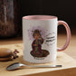 Auntie Aura Galaxy Mug — “Universe REALLY?!” Accent Ceramic Coffee Mug