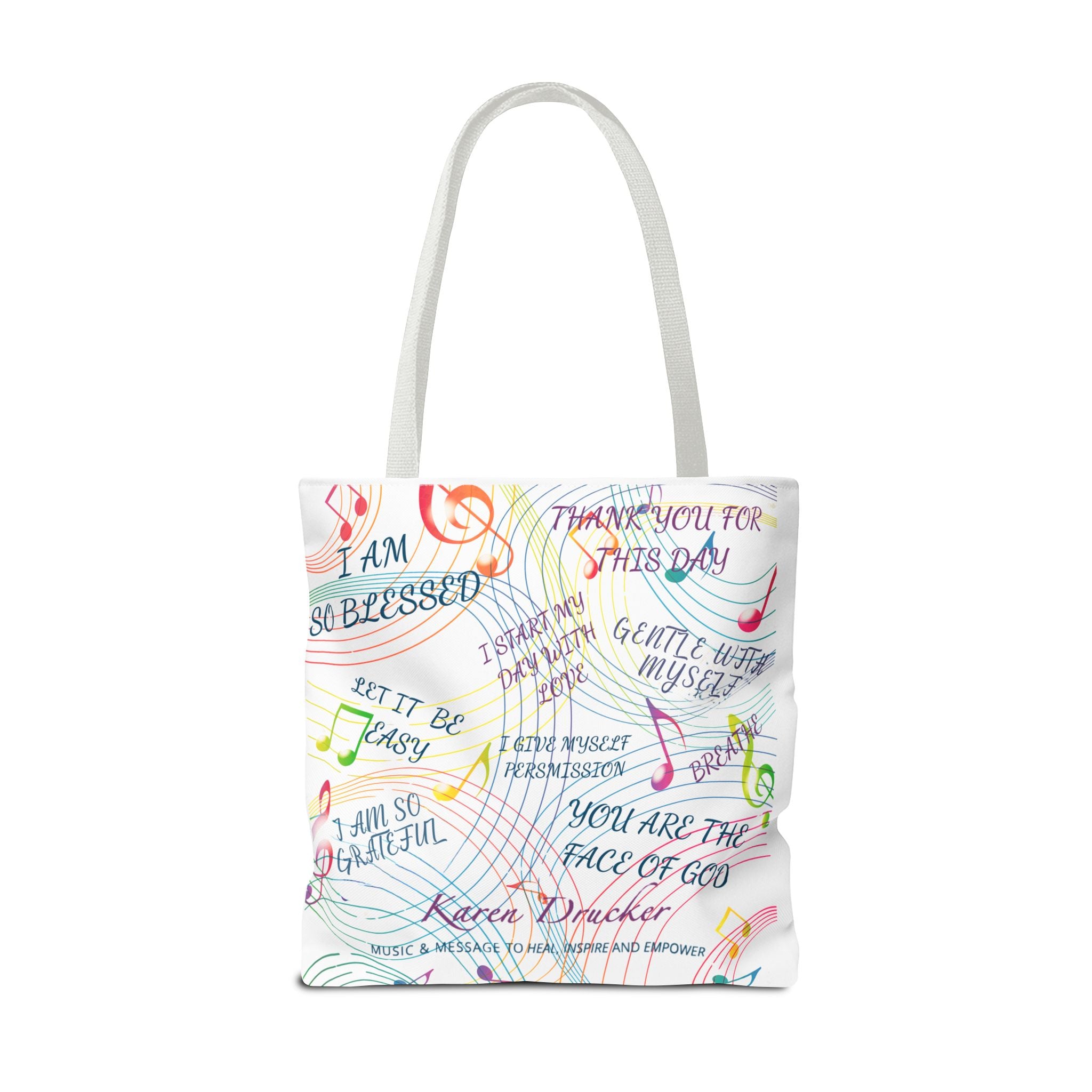 Karen Drucker Song Collection Tote Bag