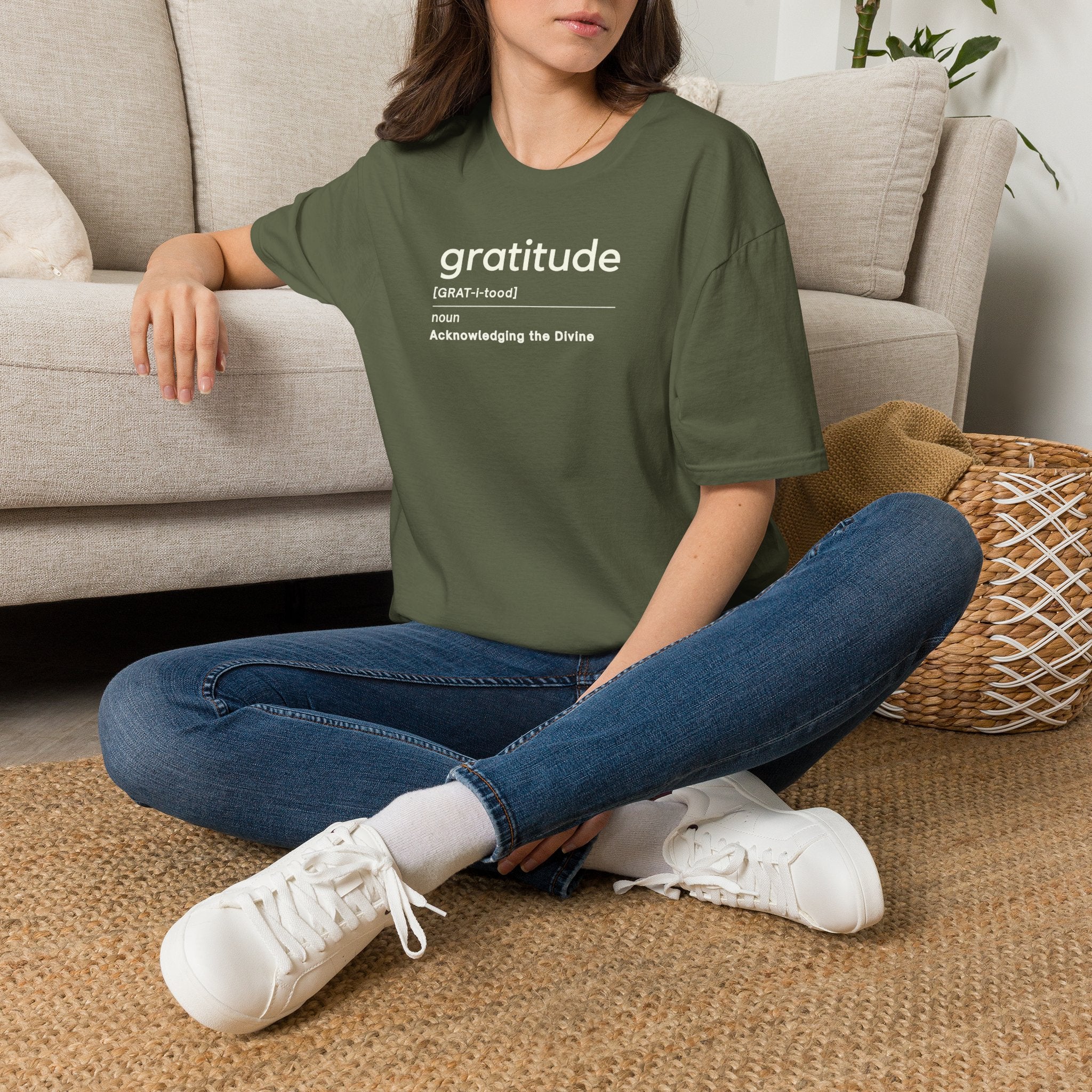 Gratitude Tee — Spiritual Definition Minimalist T-Shirt
